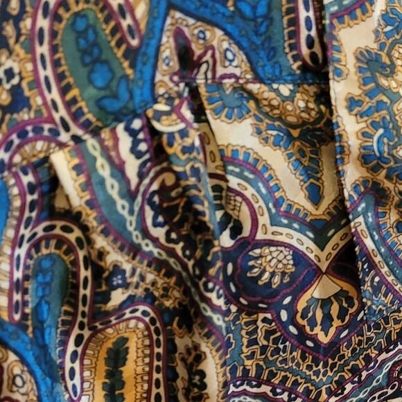 Vintage Size 14 Notations Layering Fall Colors Paisley and Floral Gorgeous - Picture 4 of 12